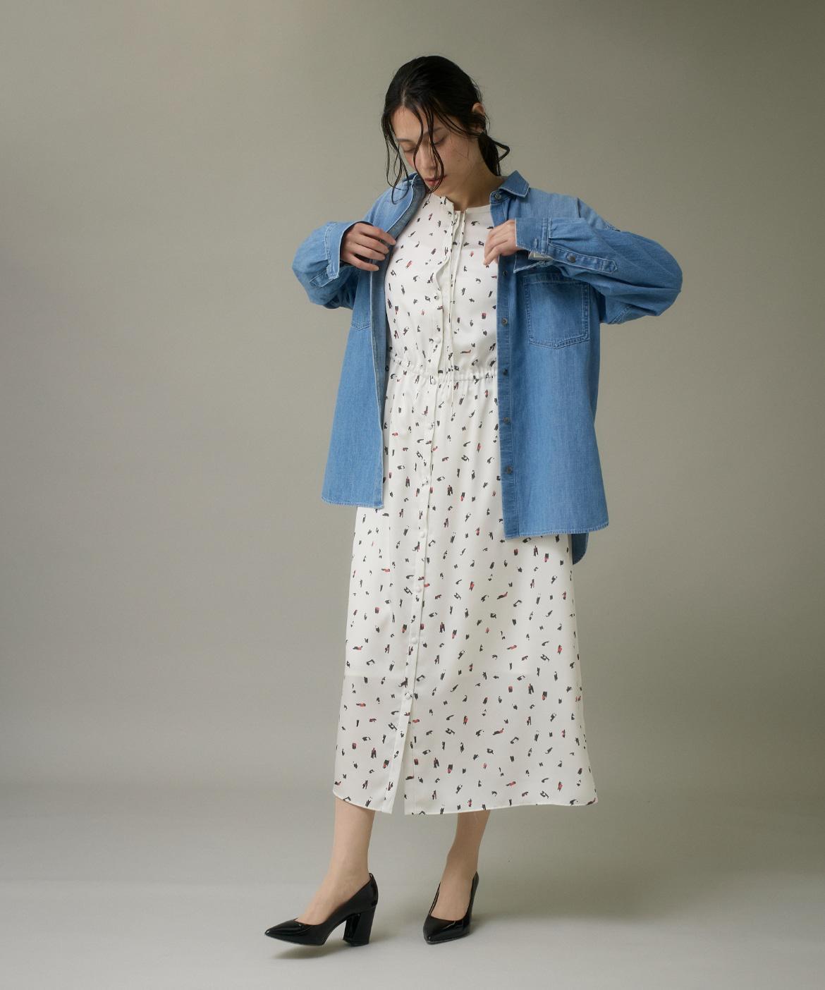 オーバーサイズデニムシャツ