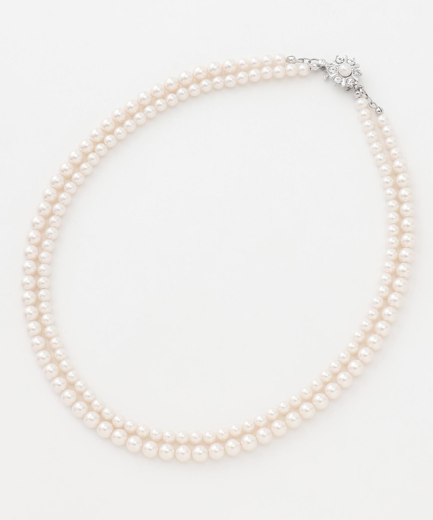 3連パール ネックレス