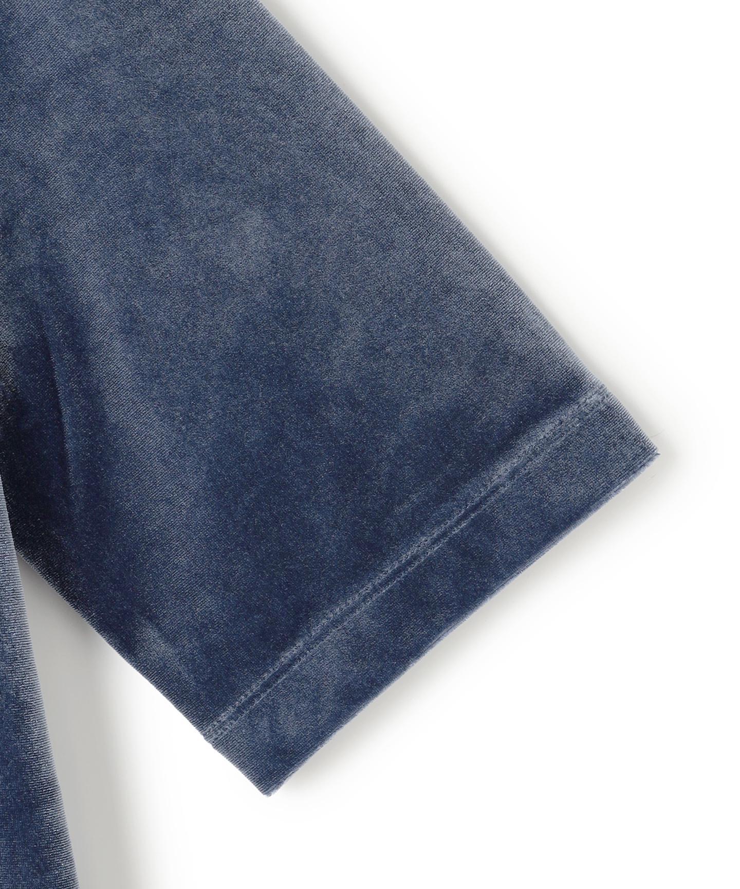 ストレッチ ベロアTシャツ