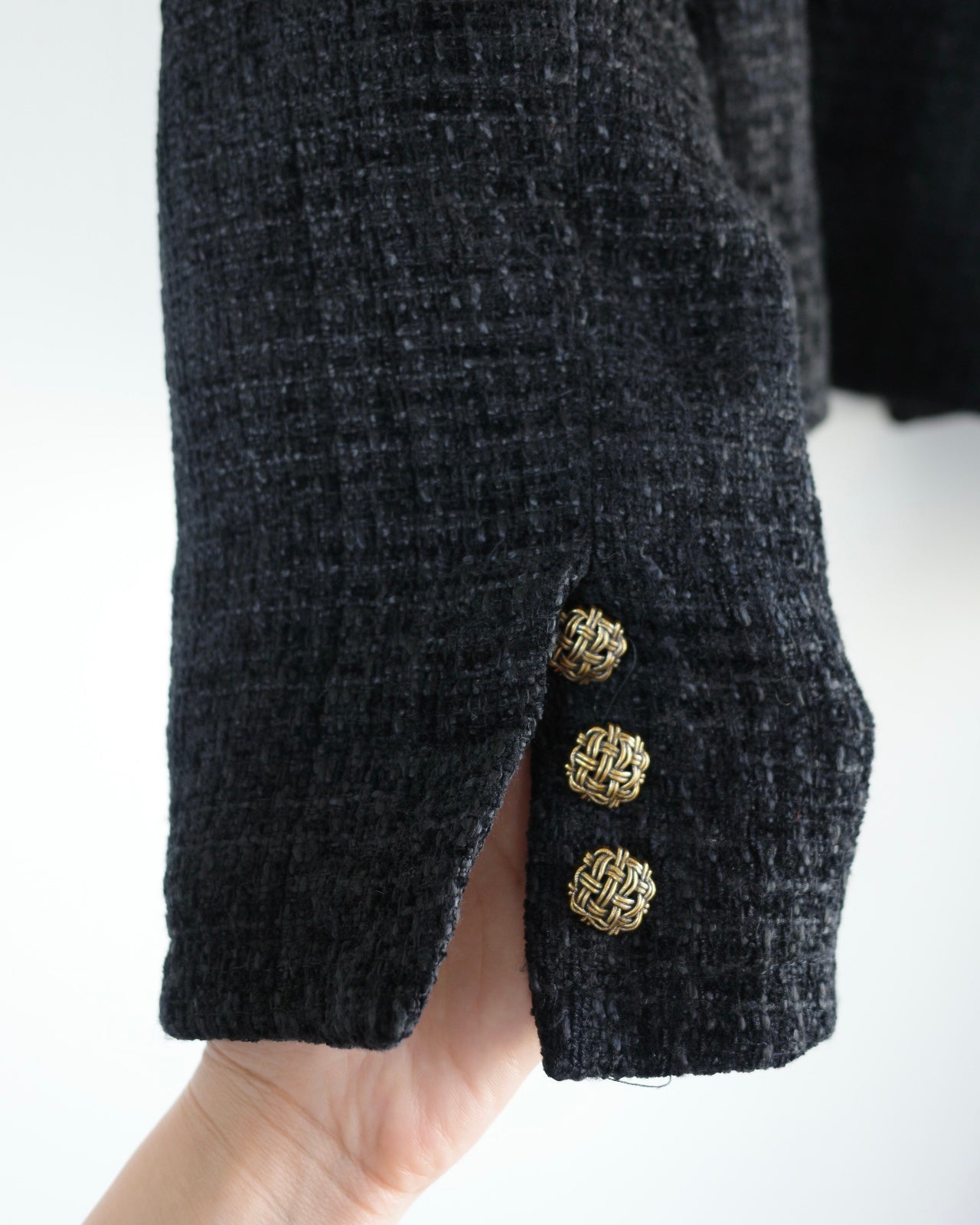 ブラックツイードジャケット