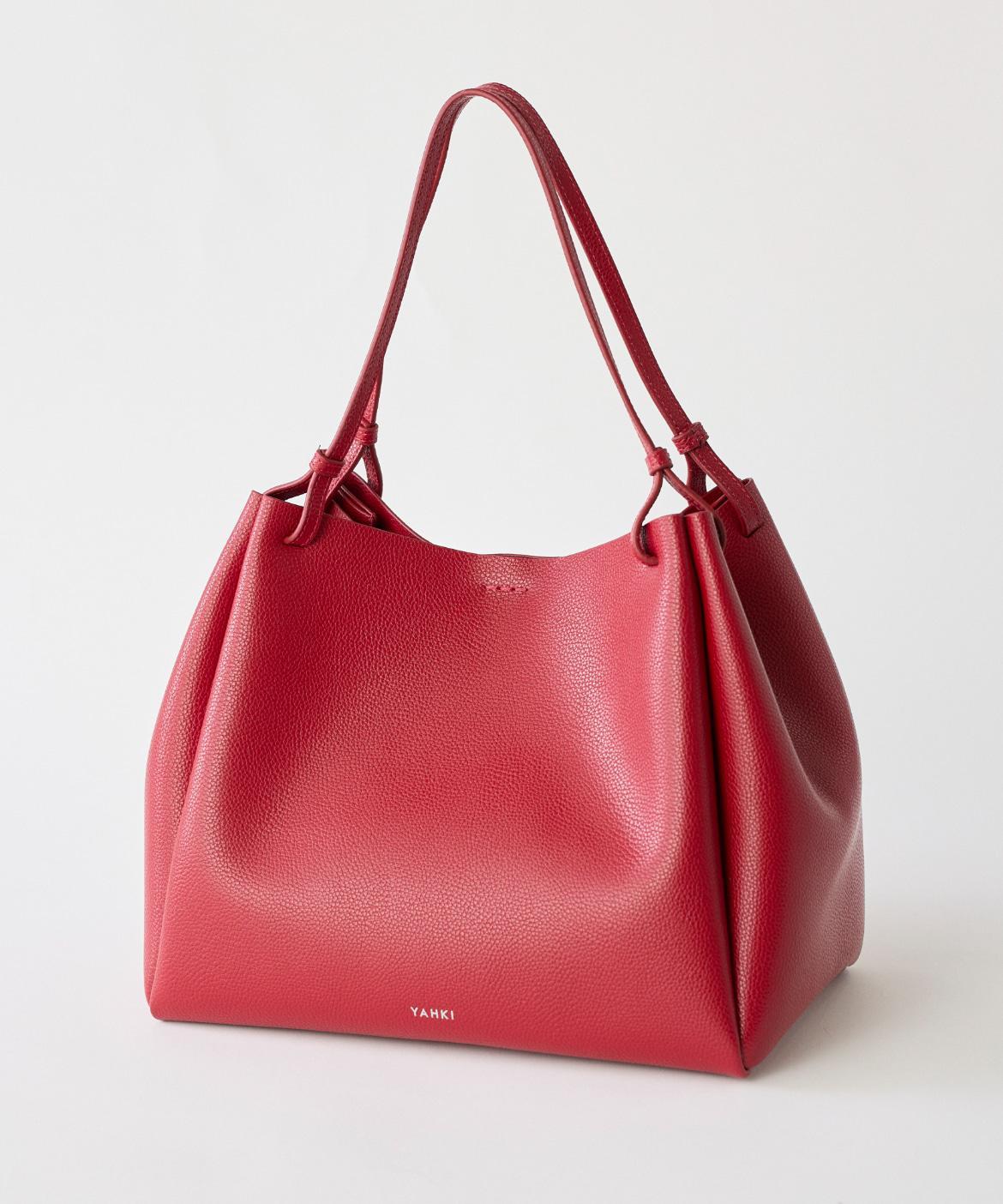 SOFT SHRINK レザートートバッグ《YAHKI》