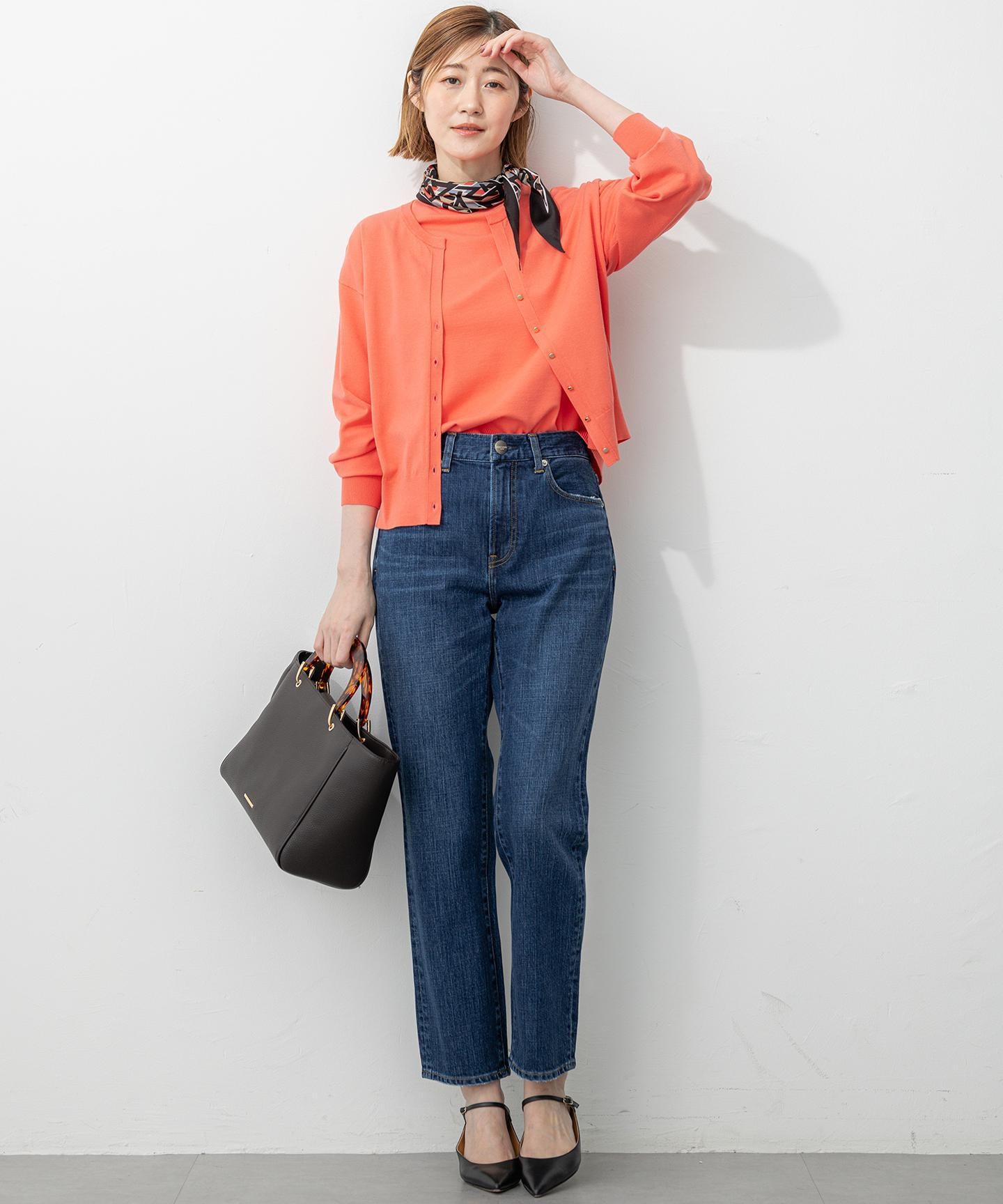 スリムストレート デニム パンツ