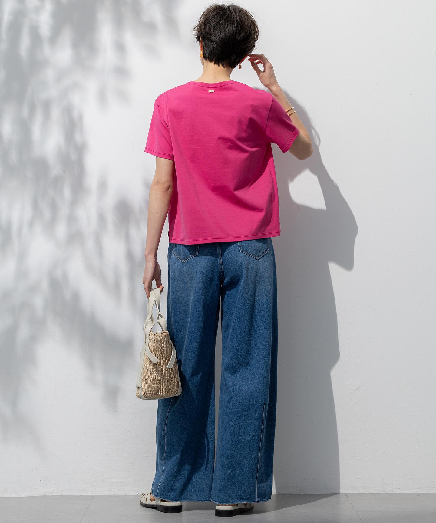LIGHT DENIM バレルワイド パンツ
