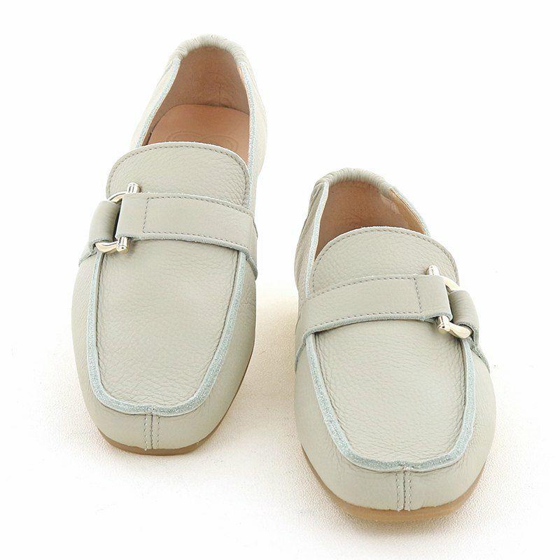 【防水】バックルモカローファー