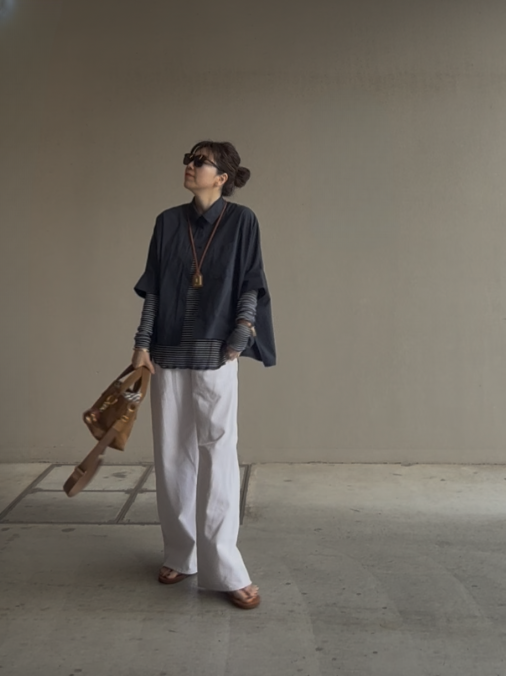 cropped relax shirt refine