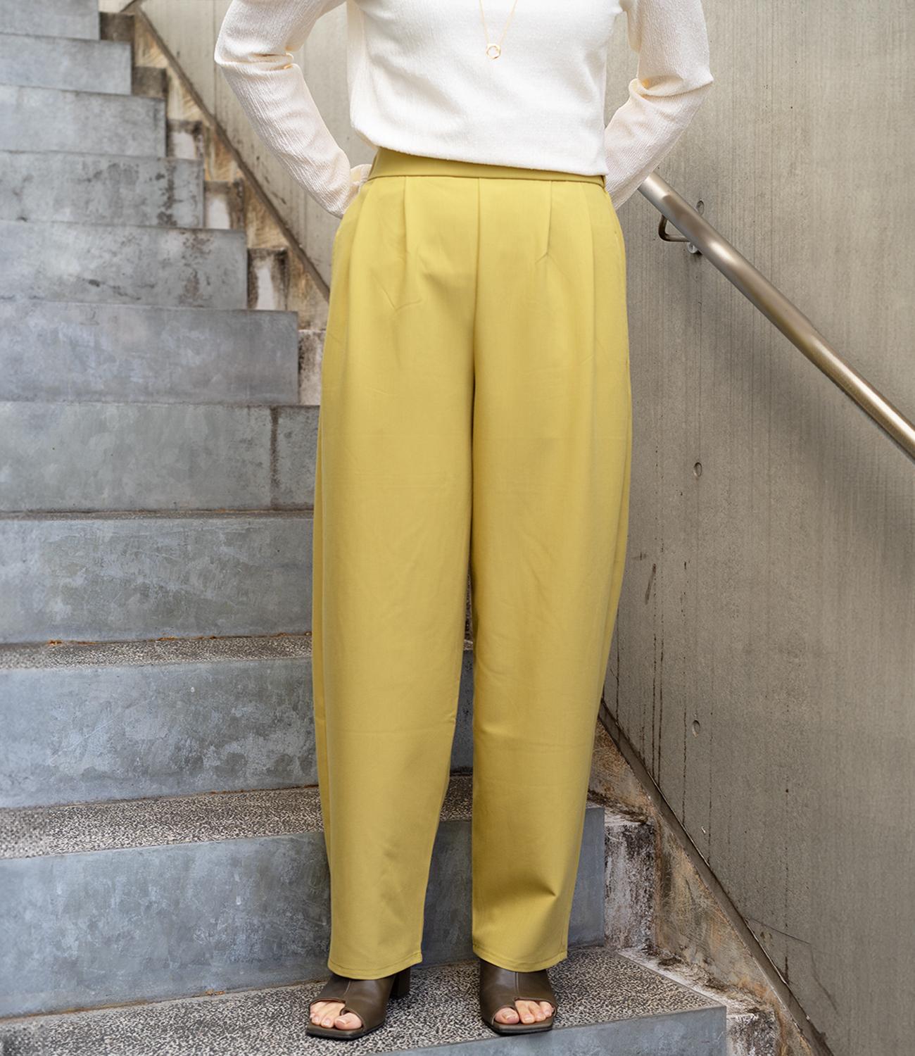ツータックカーブパンツ