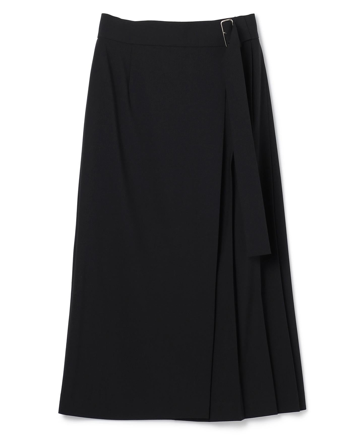 ZEPHYR / ウールライクアシンメトリープリーツスカート