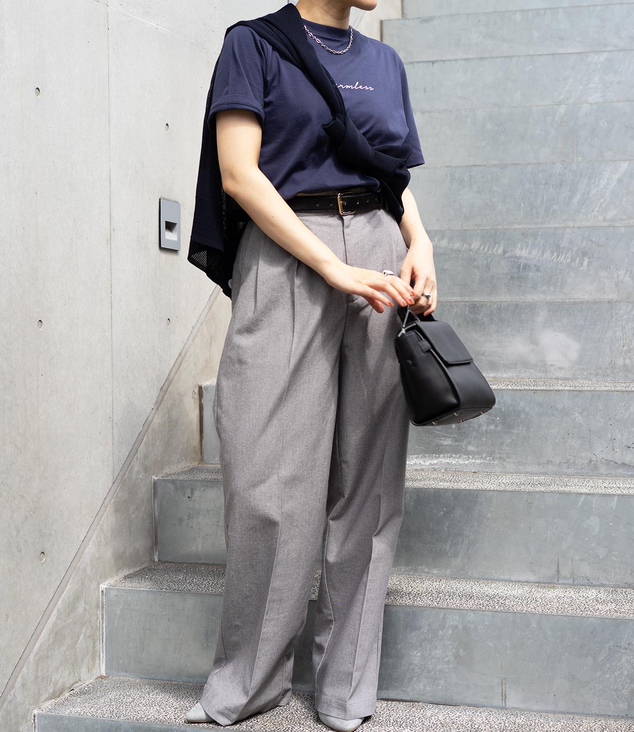 ワンポイントスリムTシャツ
