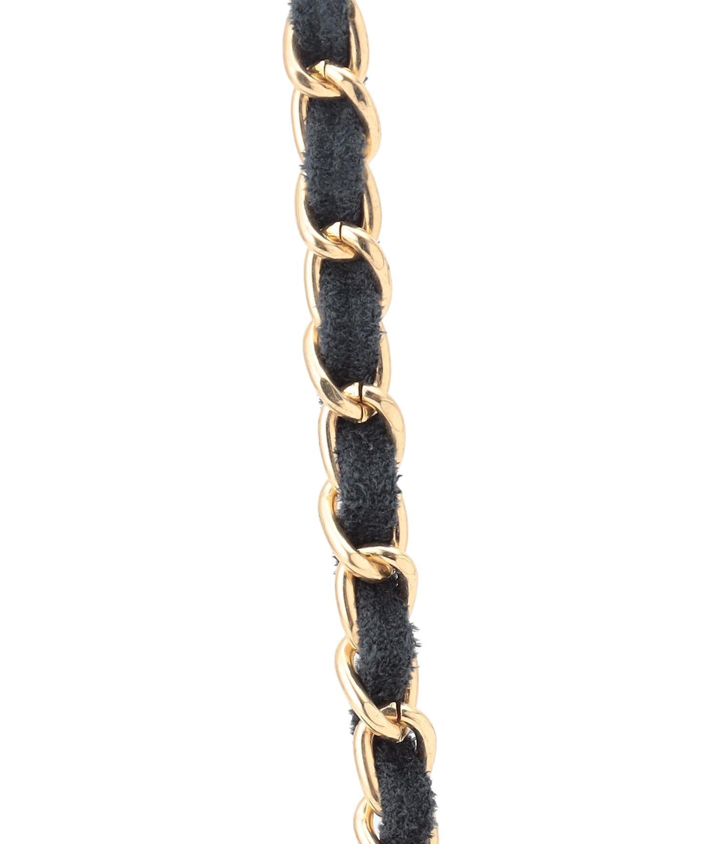 スエード キルティング ショルダーバッグ