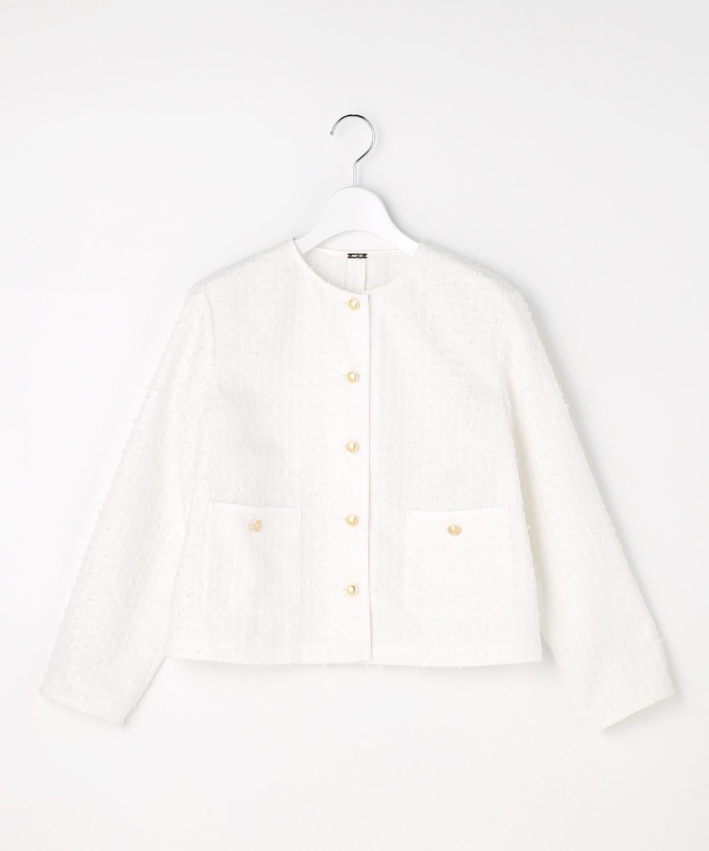 リボンヤーンライトツイード ジャケット