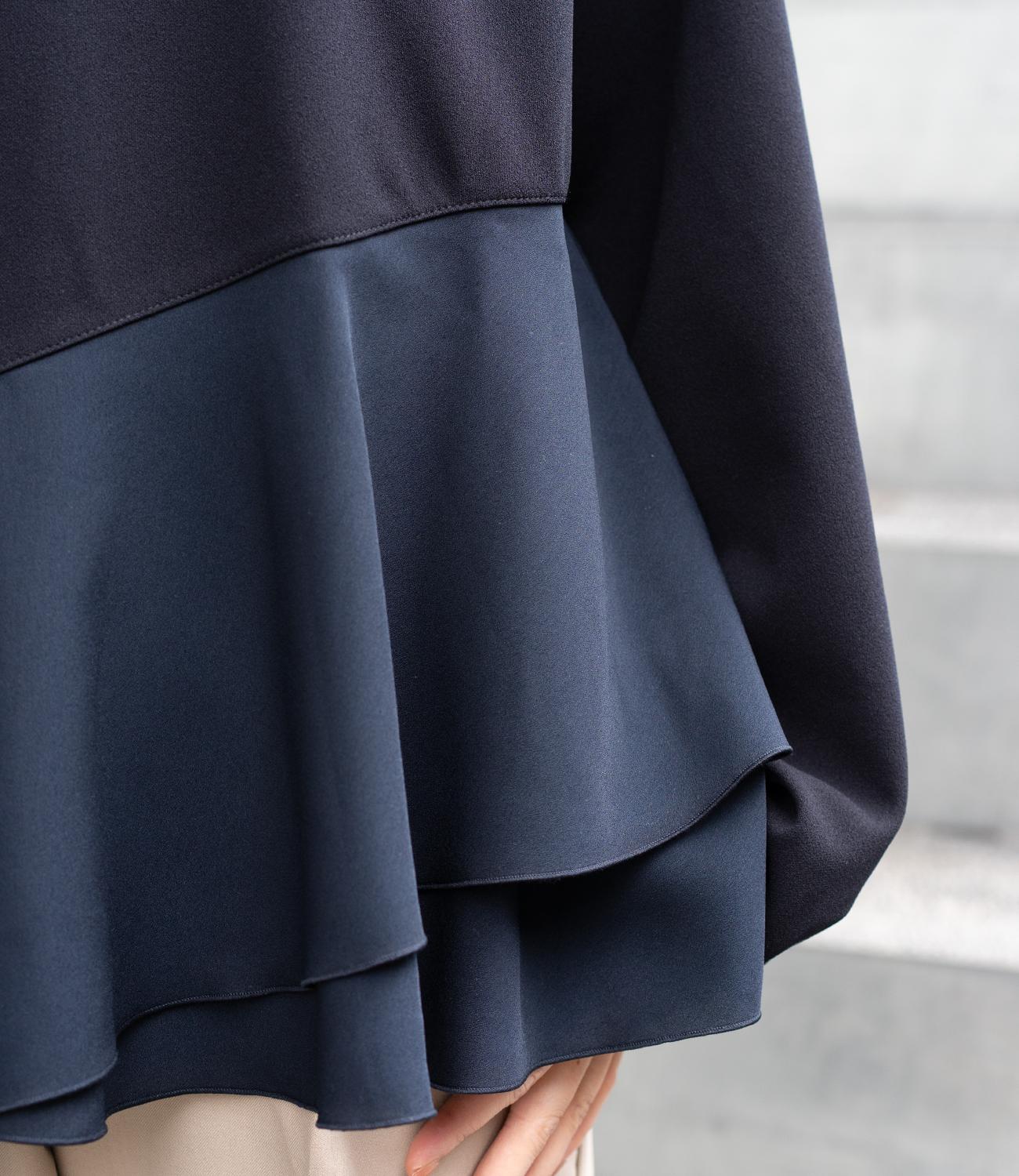 ドッキングイレヘムブラウス