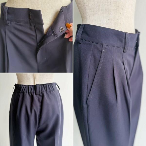 美シルエットストレートパンツ