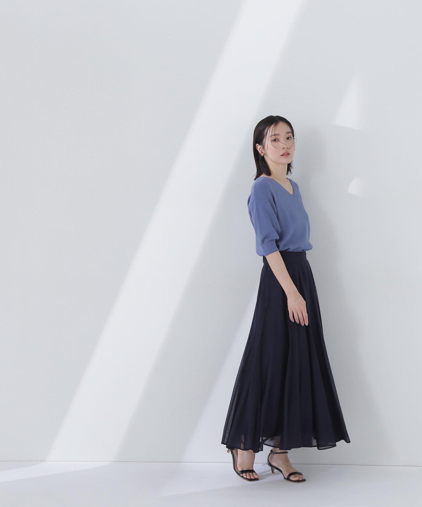 シャイニーシアーボイルスカート