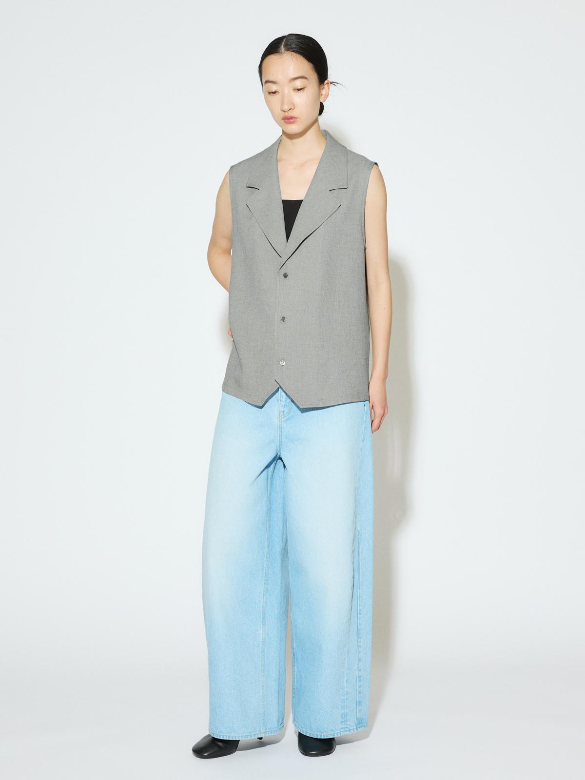 MIDIUMISOLID for Ladies テーラードジレ