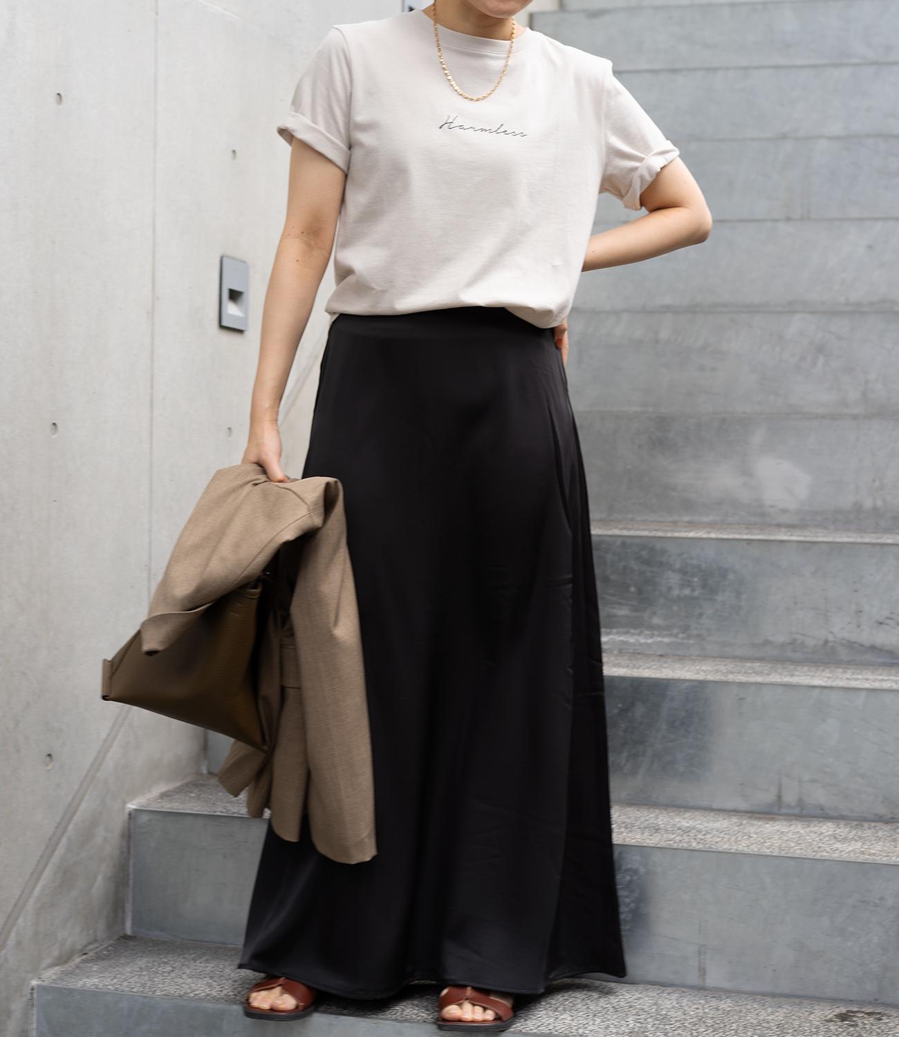 ワンポイントスリムTシャツ