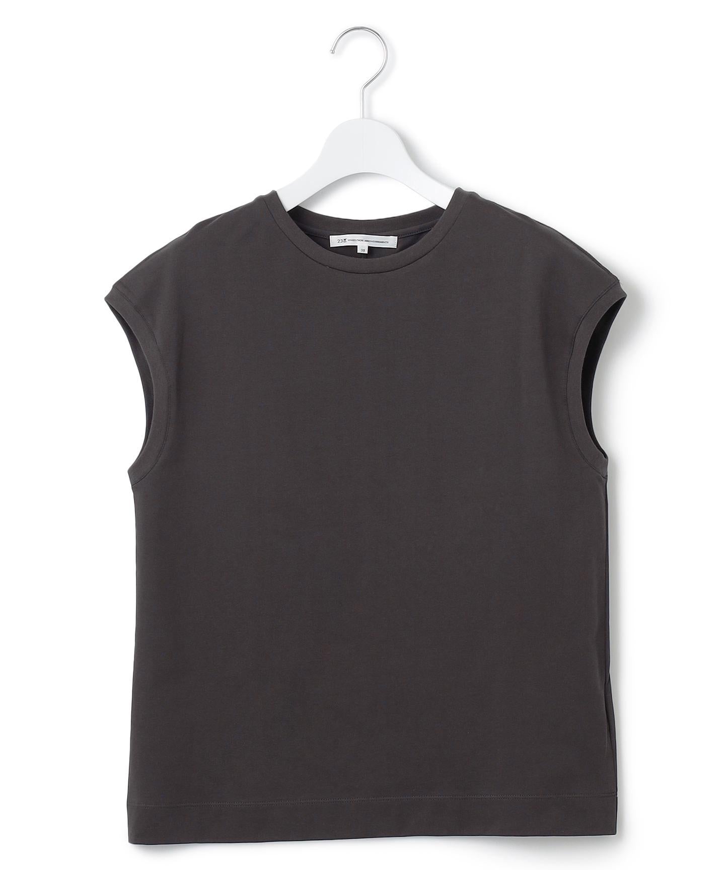 コンパクトヤーン フレンチスリーブ Tシャツ