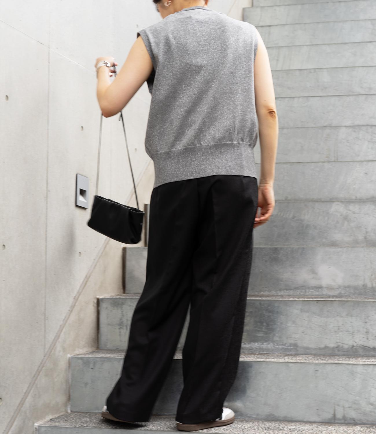 リネンライクシャイニータックパンツ
