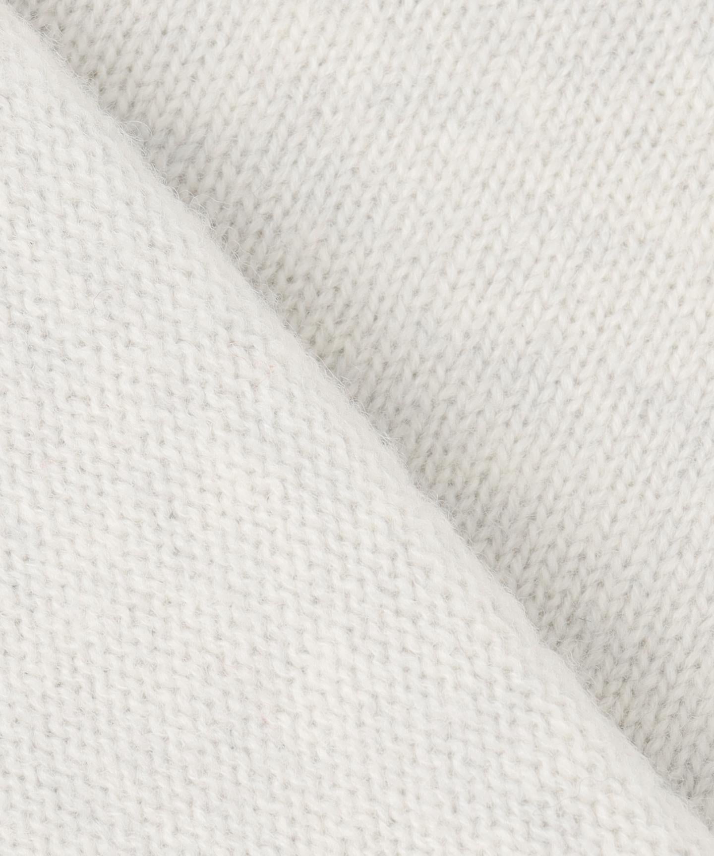 ウールカシミヤミックス ロールネック ニット