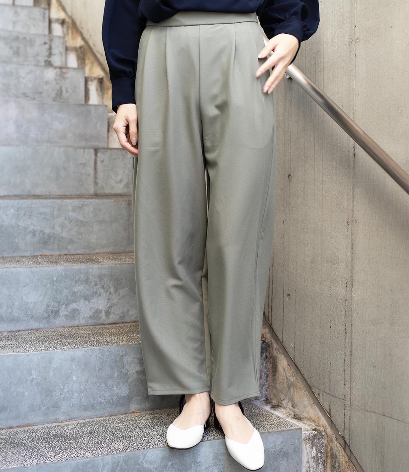 ツータックカーブパンツ