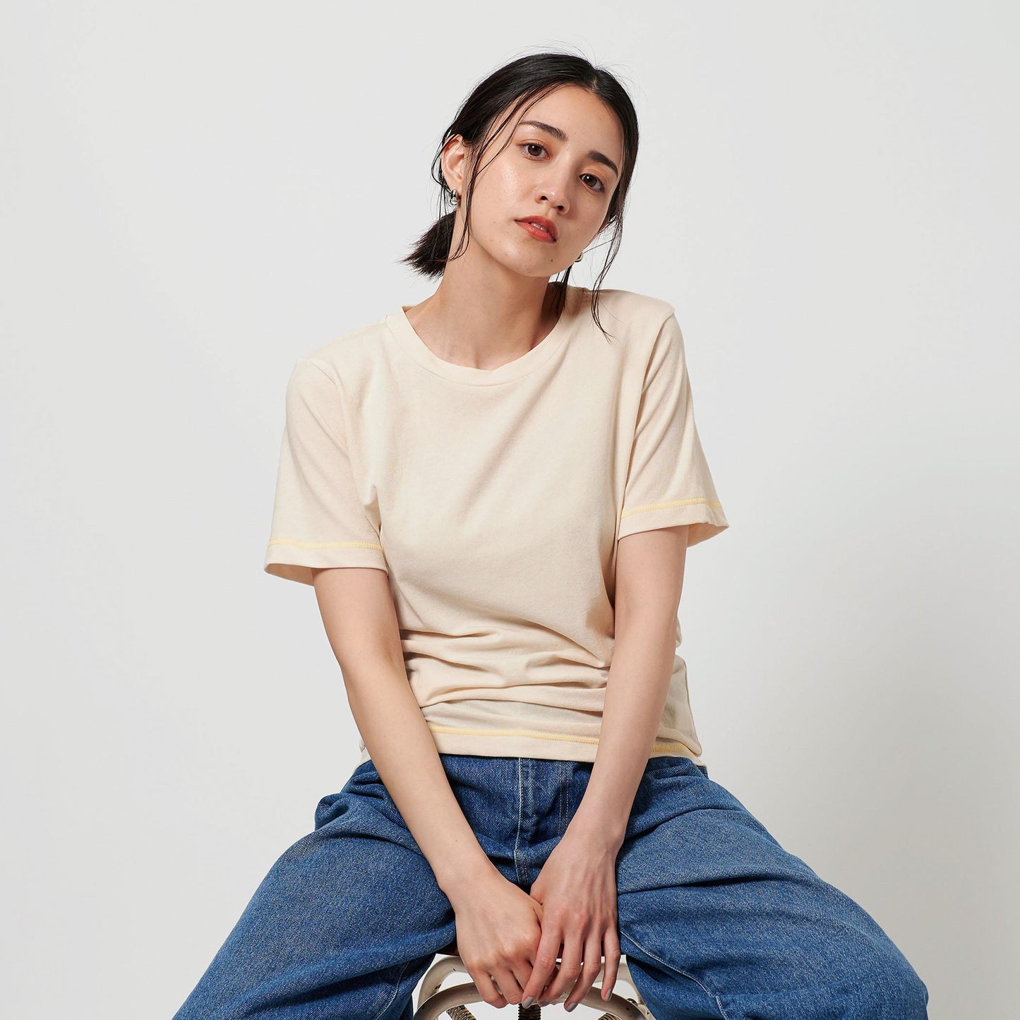 ステッチ コンパクト Tシャツ