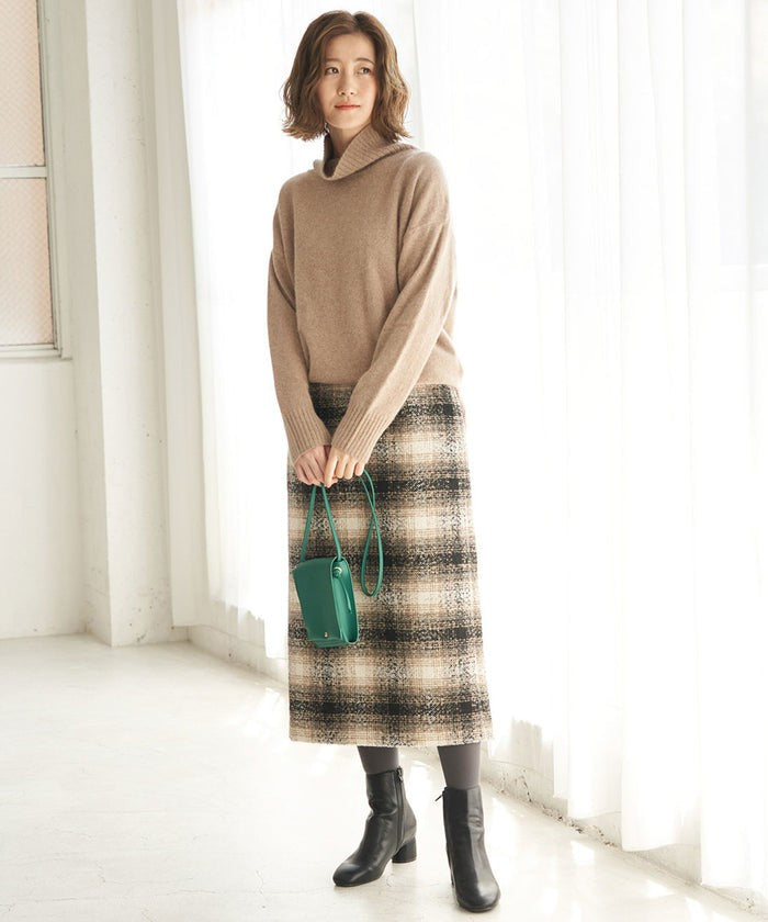 チェックスカート