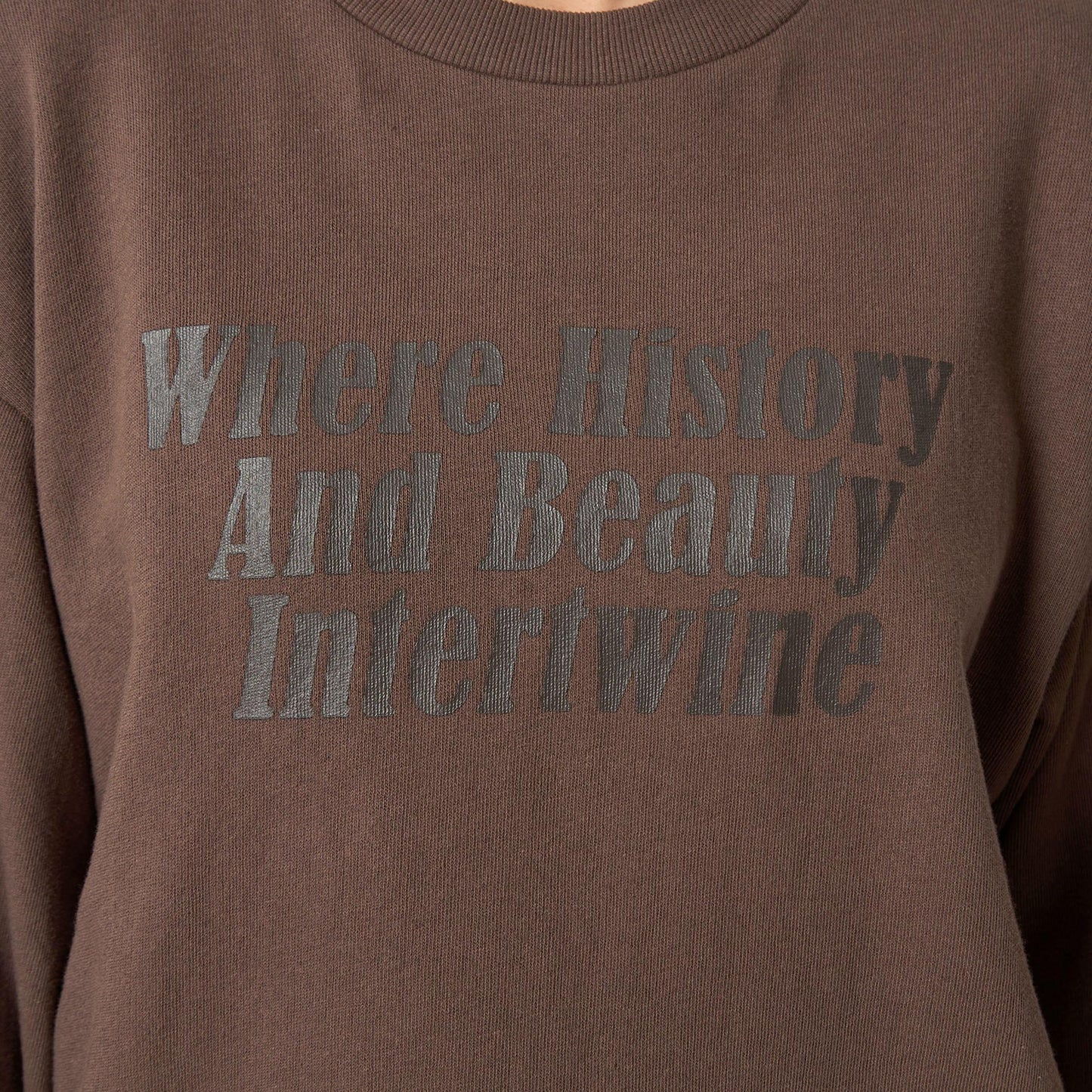 ミュージアム ロゴ スウェット プルオーバー