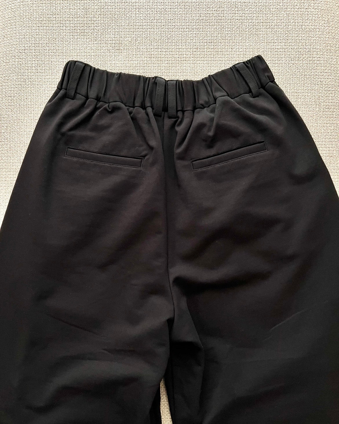 ツータックスウェットワイドパンツ