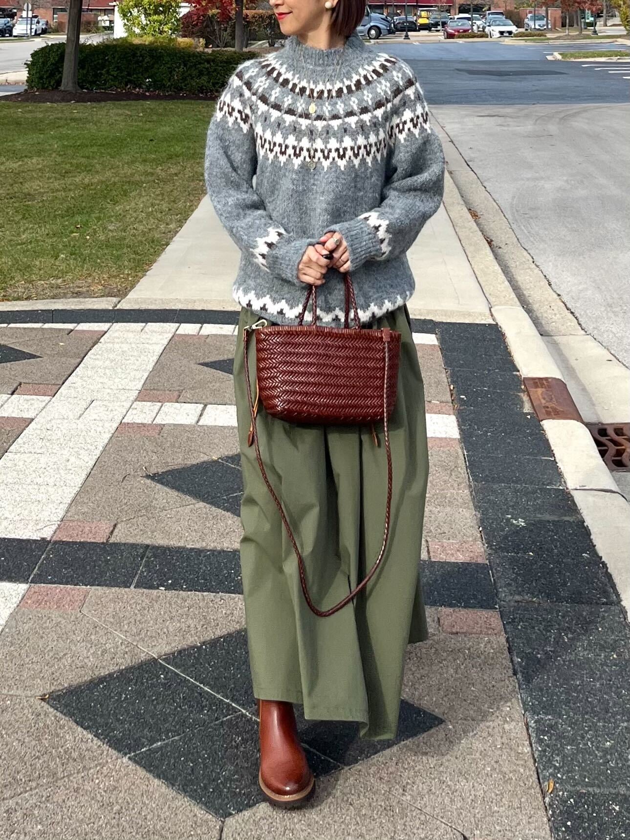 定番ノルディックニット