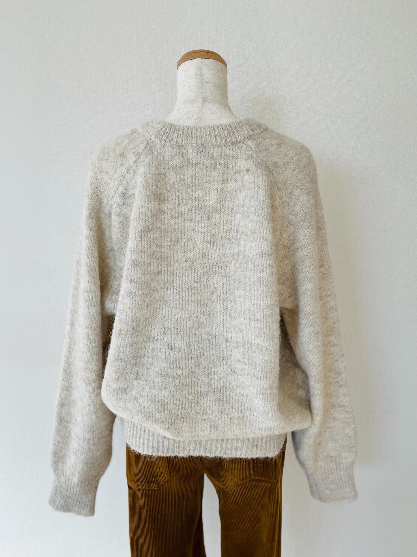 アルパカウールシンプルニット