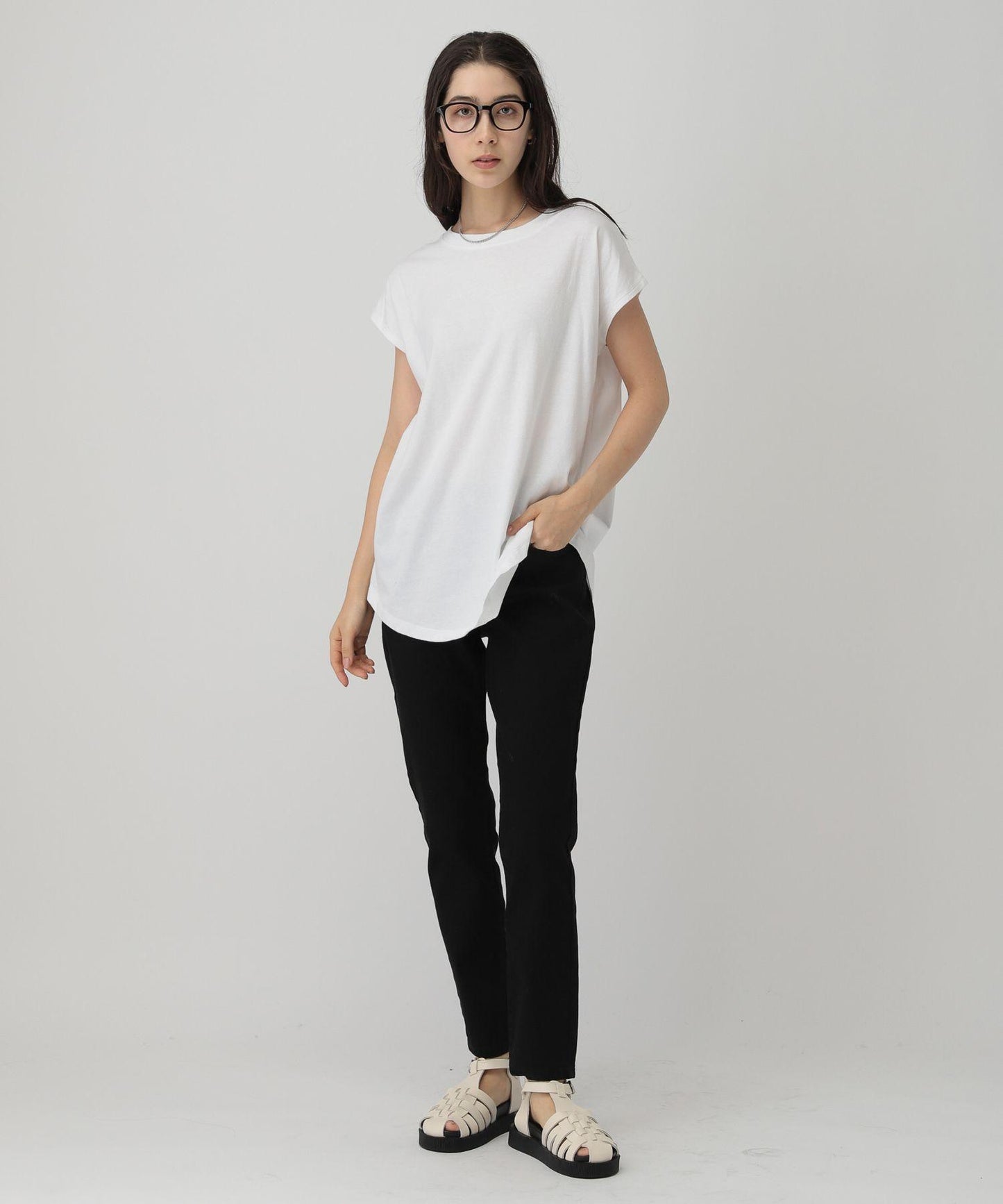 ハンソデTシャツ