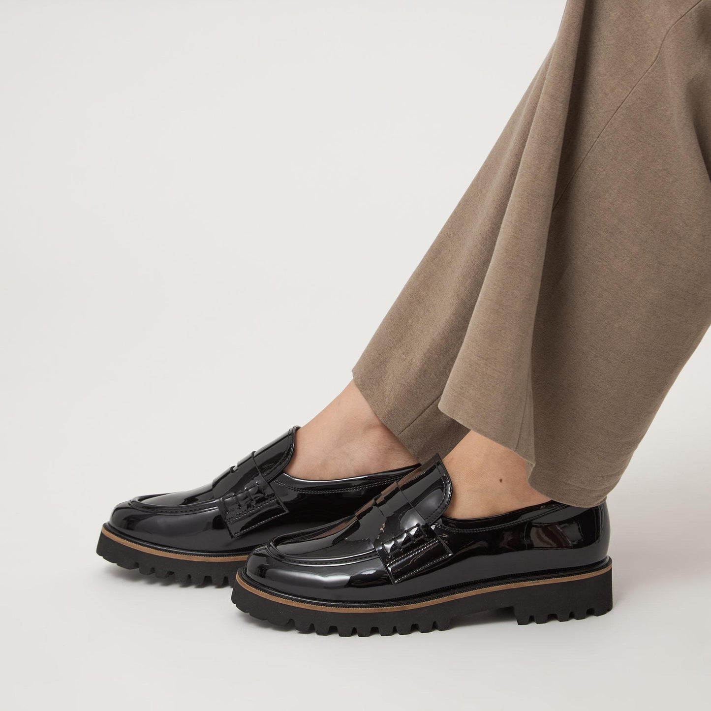 チャンキー ローファー / シューズ 撥水