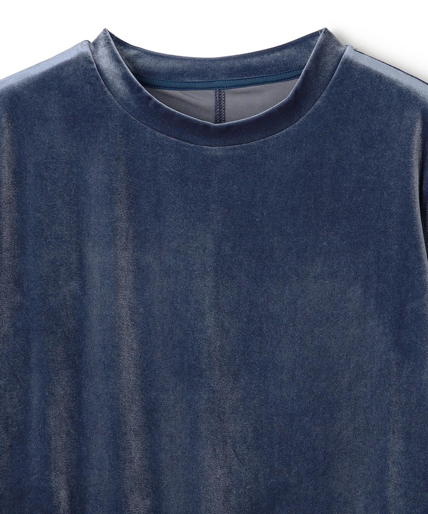 ストレッチ ベロアTシャツ
