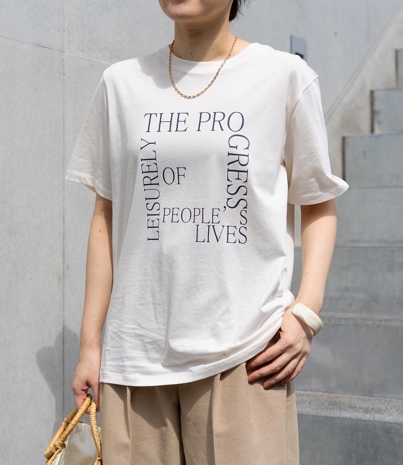 キューブレタリングTシャツ
