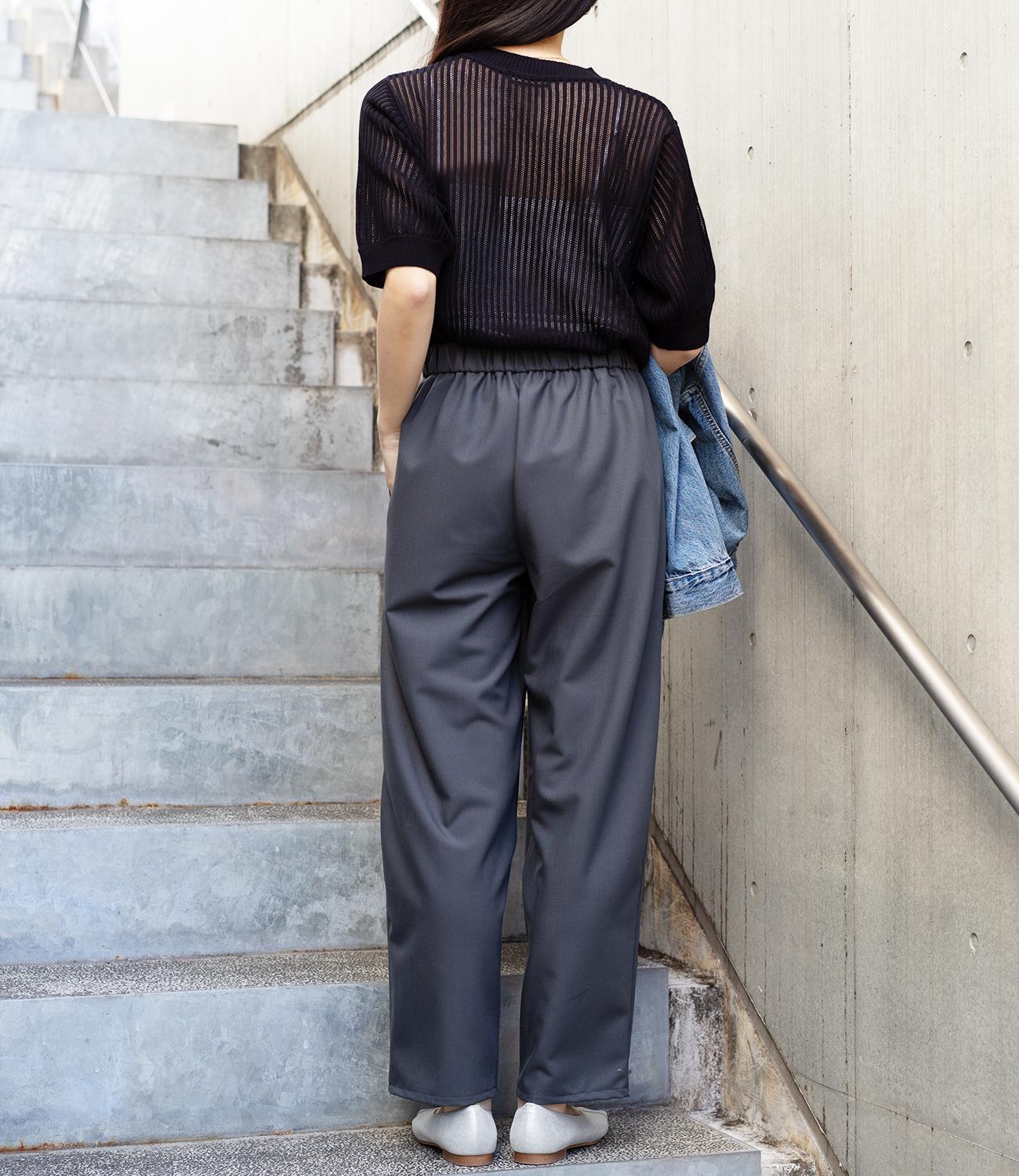 ツータックカーブパンツ