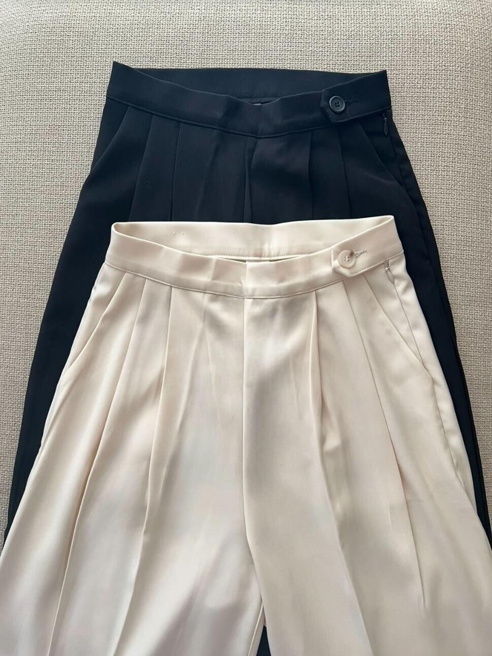 タックワイドパンツ