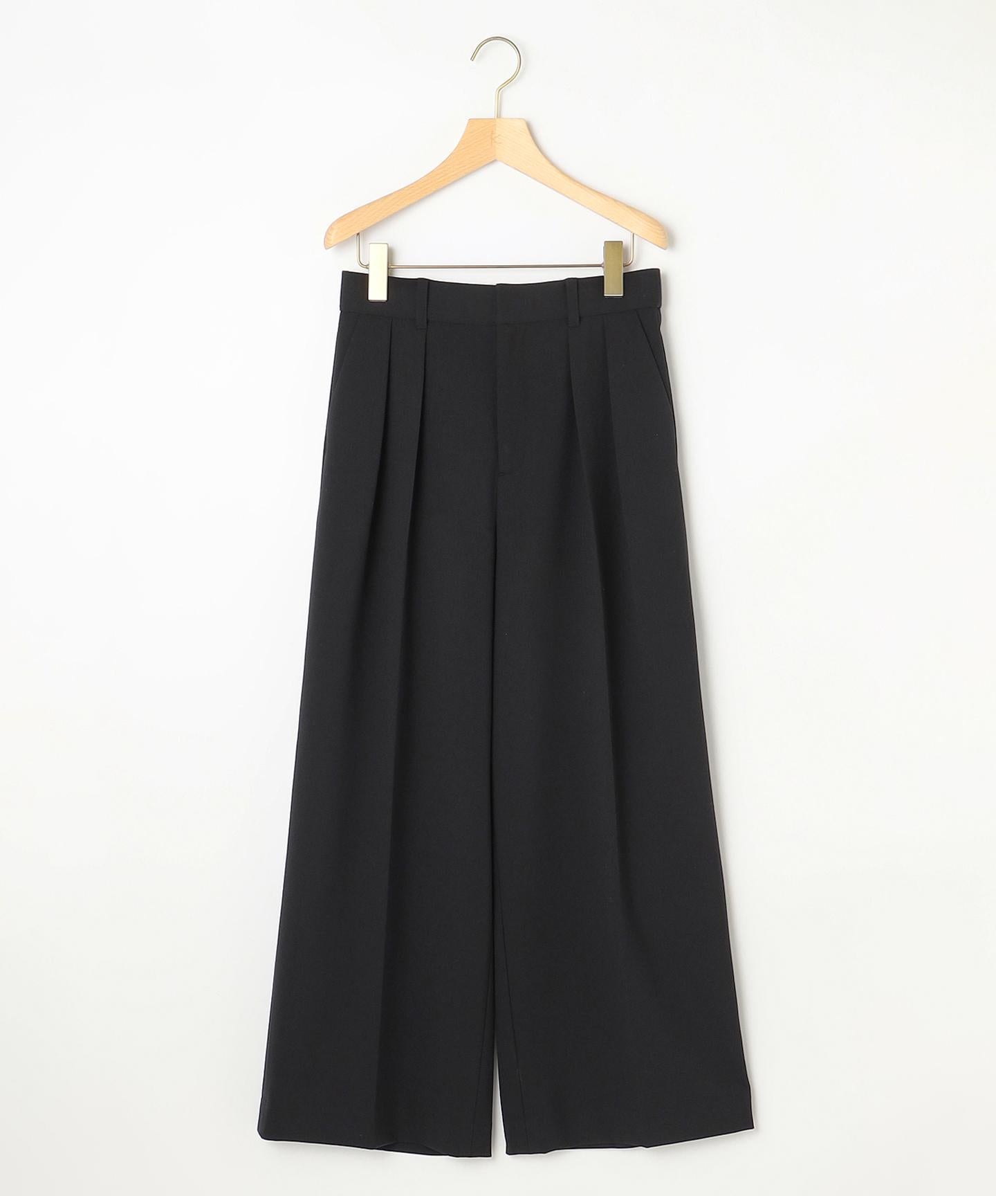 ドライタッチツイル ワイドパンツ