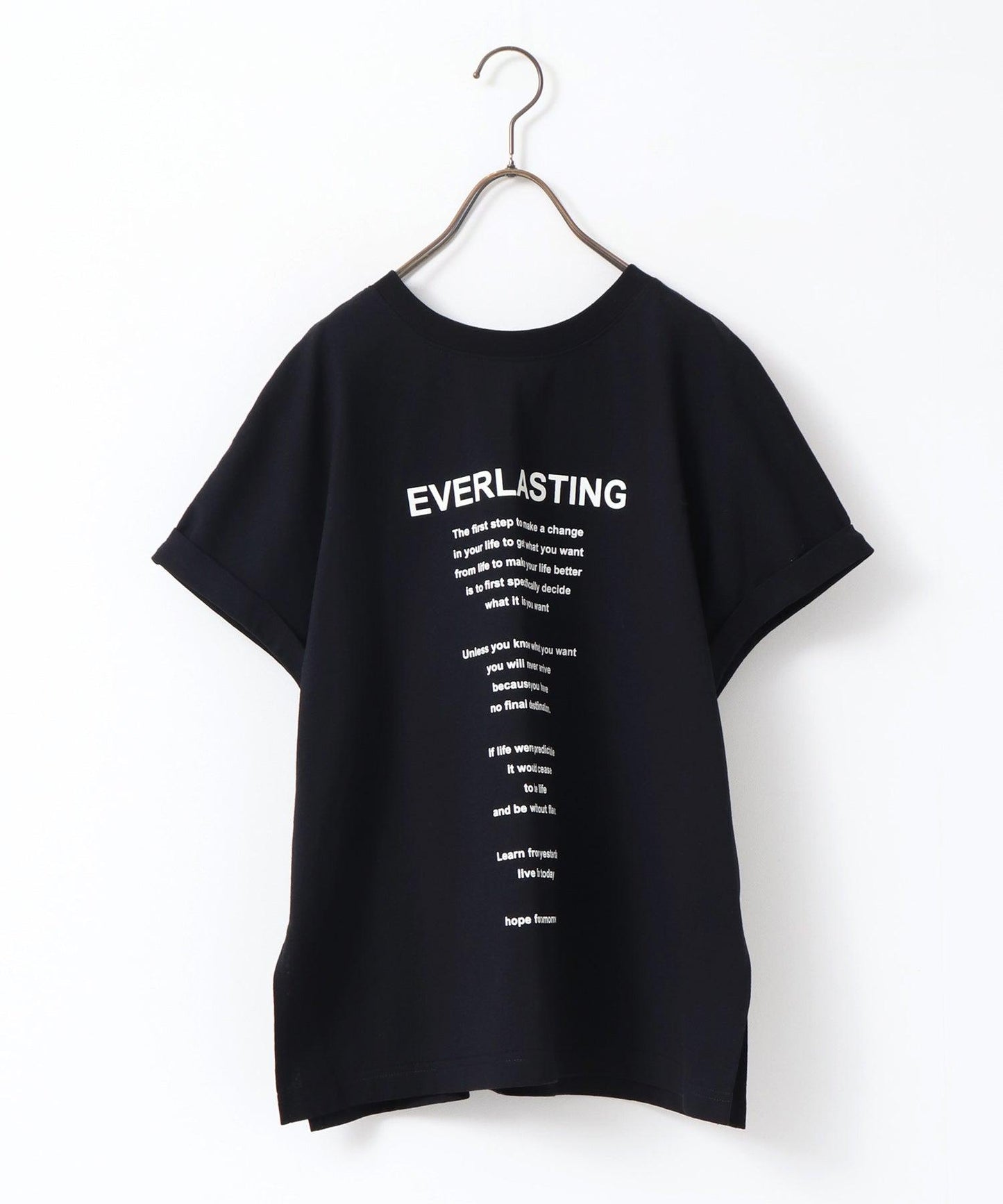 前後2wayUSAコットンTシャツ