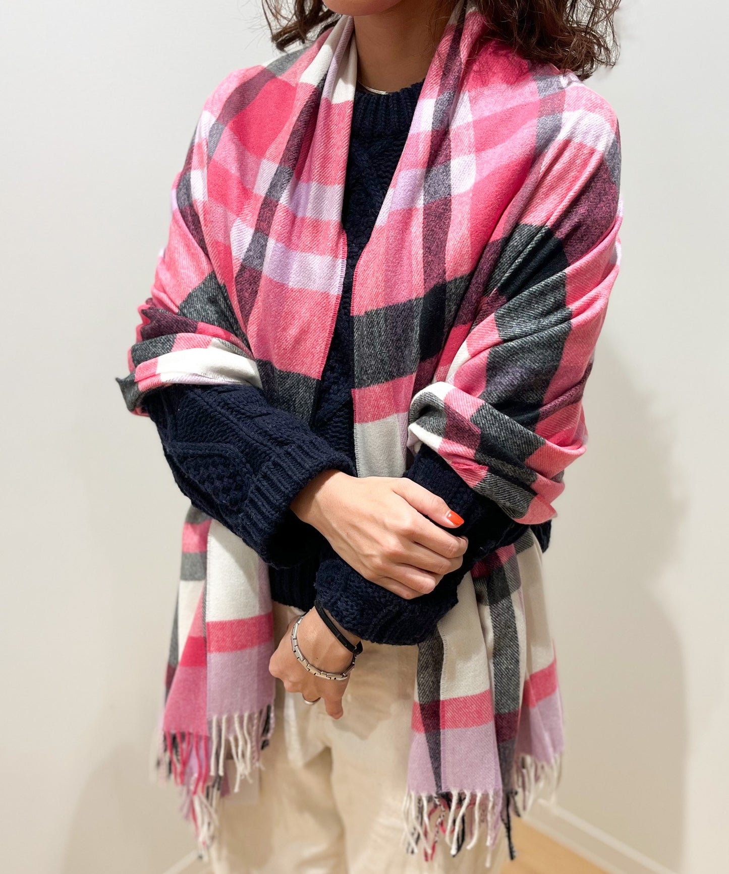 B:MING by BEAMS / チェック ストール