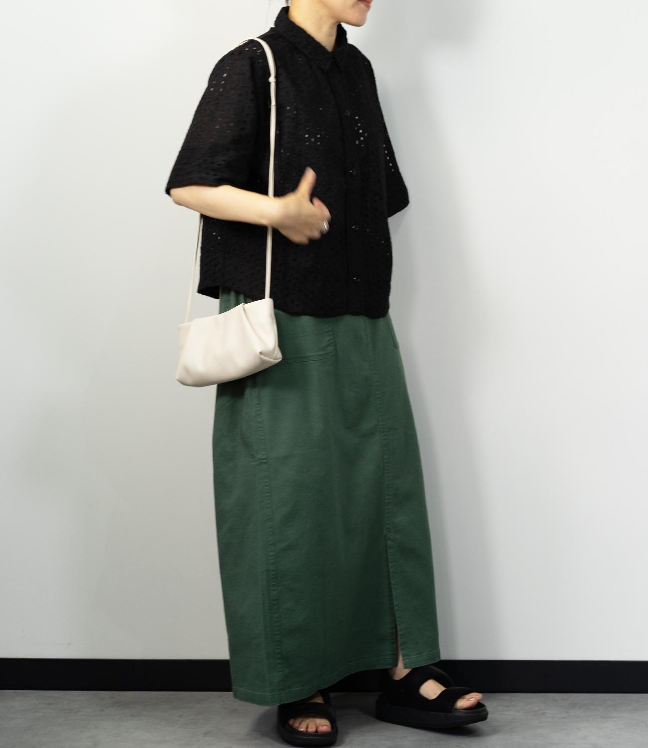 レース半袖シャツ