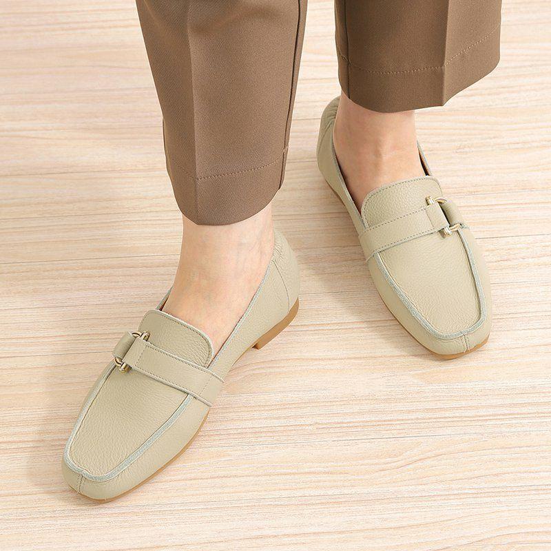 【防水】バックルモカローファー