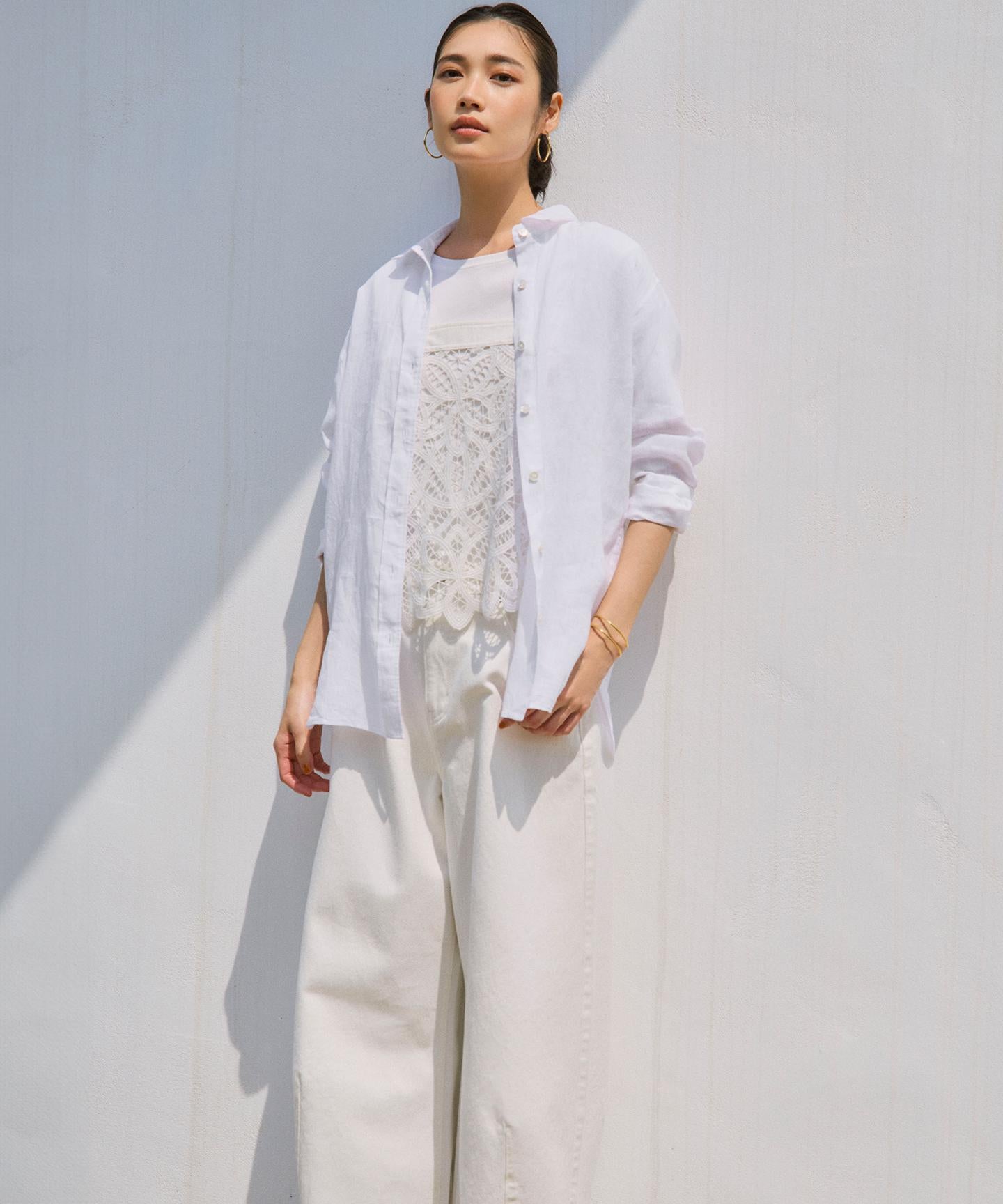 LIGHT DENIM バレルワイド パンツ