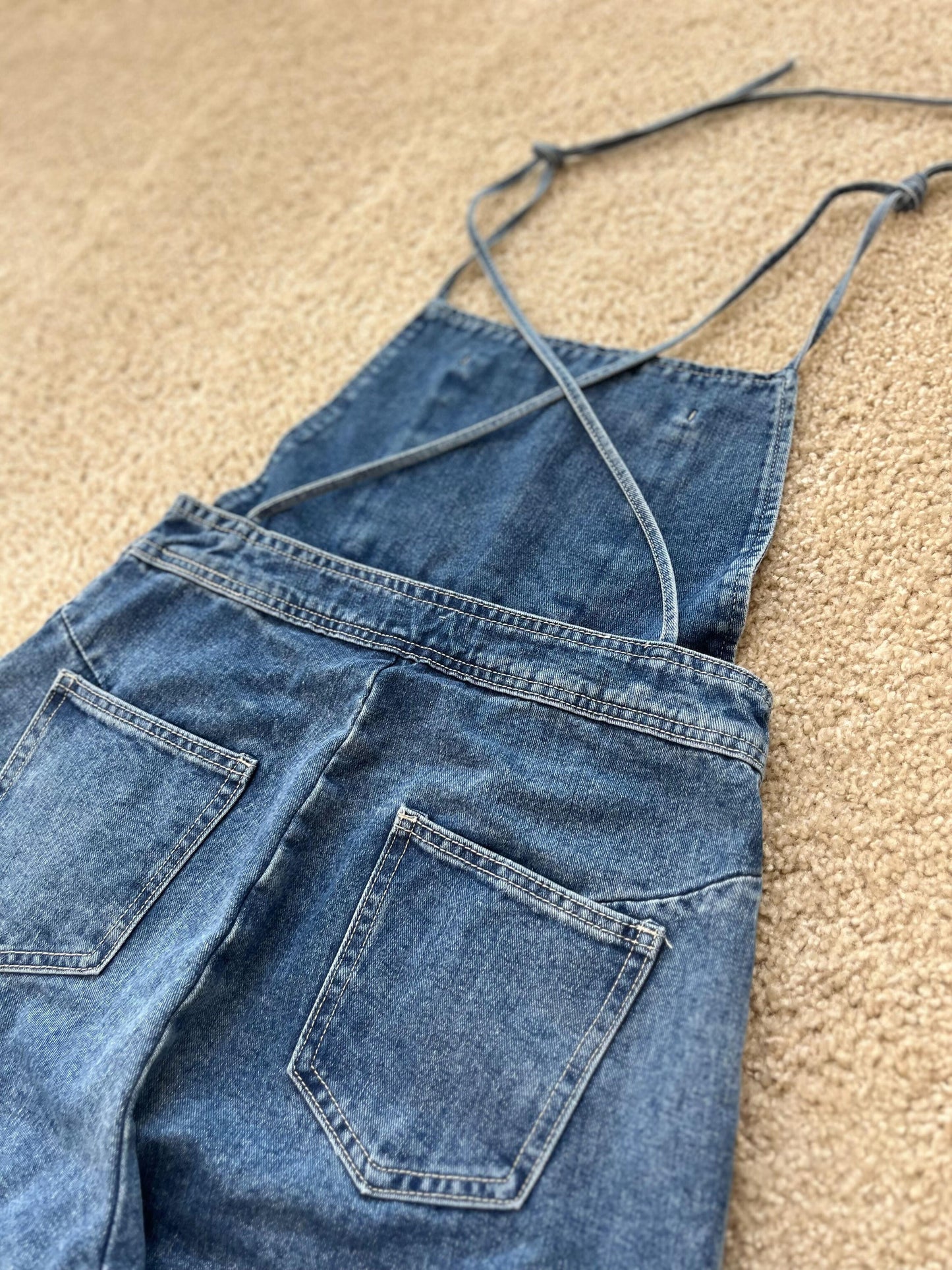 デニムサロペット