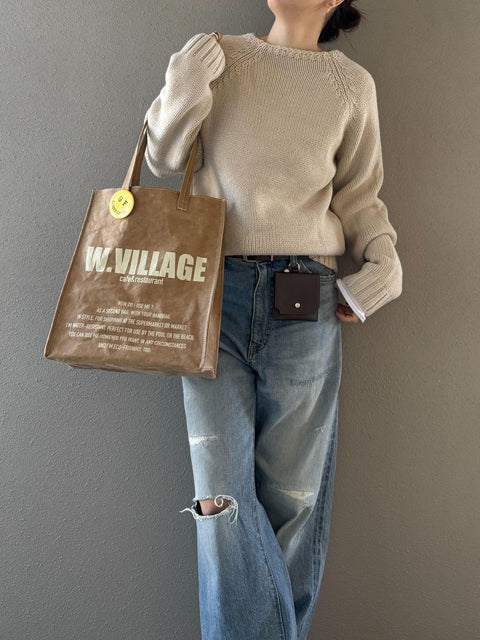 人気ディレクターud_0480の新作バッグ「W.VILLAGE paper bag」👜✨️