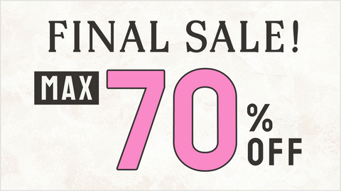 【MAX70%OFF🔥】NEW YEAR 追加セール開始🌅🎍