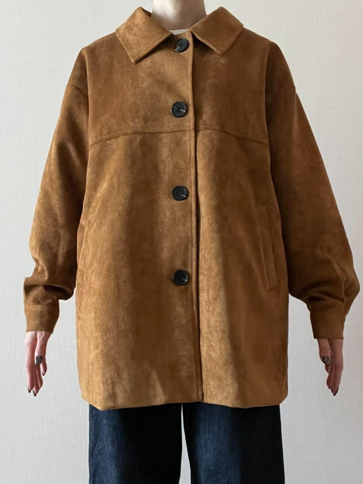 スエードライクオーバージャケット