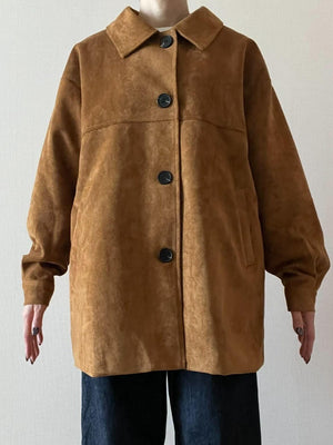 スエードライクオーバージャケット