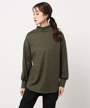 ハイネックニットソートップス