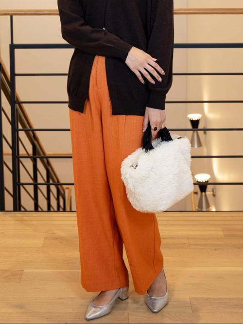 ワイドストレートパンツ