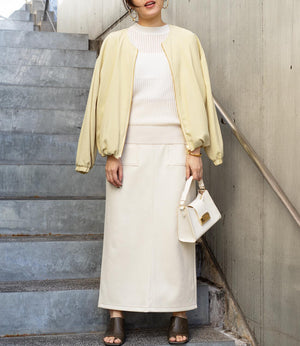 マシュマロスウェードライクスカート