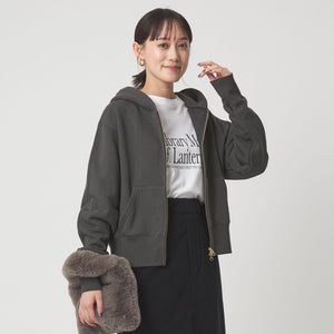 ダブルジップ フーディー